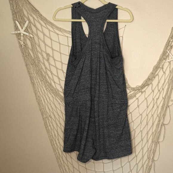 NIKE Women's Heather Grey Gym Vintage One Piece Romper M - Picture 9 of 13